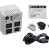 LR604 - TRIPPLITE 600W Regulador Tension 181-274VAC 3-out-C13 1-in-C14-750W - Imagen 2