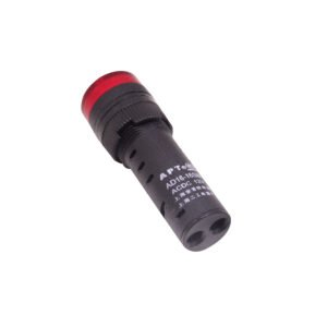 PILOTO-LEDB-R-12V - Rojo Buzzer Luz Piloto LED 12VDC/AC 15mm-diam 19mm-cabeza 55mm-altura