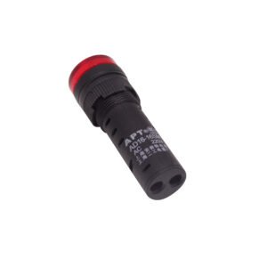 PILOTO-LEDB-R-220V - Rojo Buzzer Luz Piloto LED 220VAC 15mm-diamet 19mm-cabeza 55mm-altura