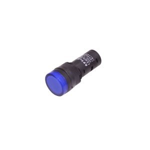 PILOTO-LED-A-12V - Azul Luz Piloto LED 12VDC/AC 15mm-diametro 19mm-cabeza 45mm-altura
