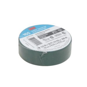 TEMFLEX-9V - 3M 9mt 165 Verde Huincha Cinta Aisladora PVC 19mm 0,15mm 600V 90ºC