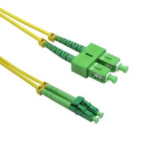 JFSAB3 - 3mt SC/APC-LC/APC MonoModo SM Duplex Jumper Cable Fibra 9/125um 3mm
