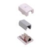 LINKMADE Roseta 1-RJ45 Cat6a Blindada Blanca C6A Punchable - Imagen 4