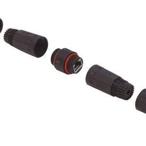 RJ45-CP68 - Copla RJ45 STP FTP Cat5e Exterior M25 IP67 Conector Hembra-Hembra