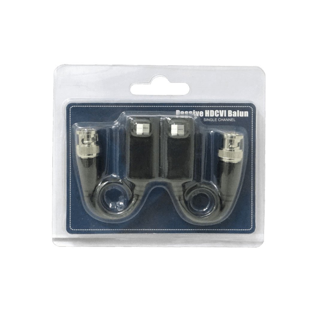 BALUN-HD - Video Balun Pin-Push 2MP Pasivo 1-Par CCTV UTP-BNCM BNC-Macho PFM800-E