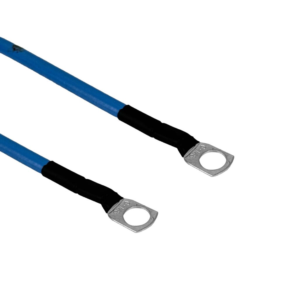 BTZ858 - Cable 50cm 8,37mm2 8AWG Azul 8mm-Diametro-Conector 0,5mt