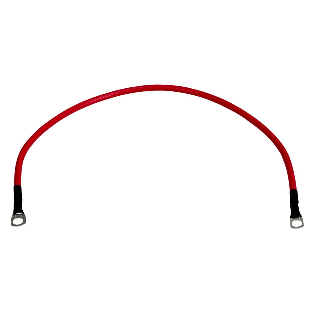 BTR158 - Cable 50cm 13,3mm2 6AWG Rojo 8mm-Diametro-Conector 0,5mt