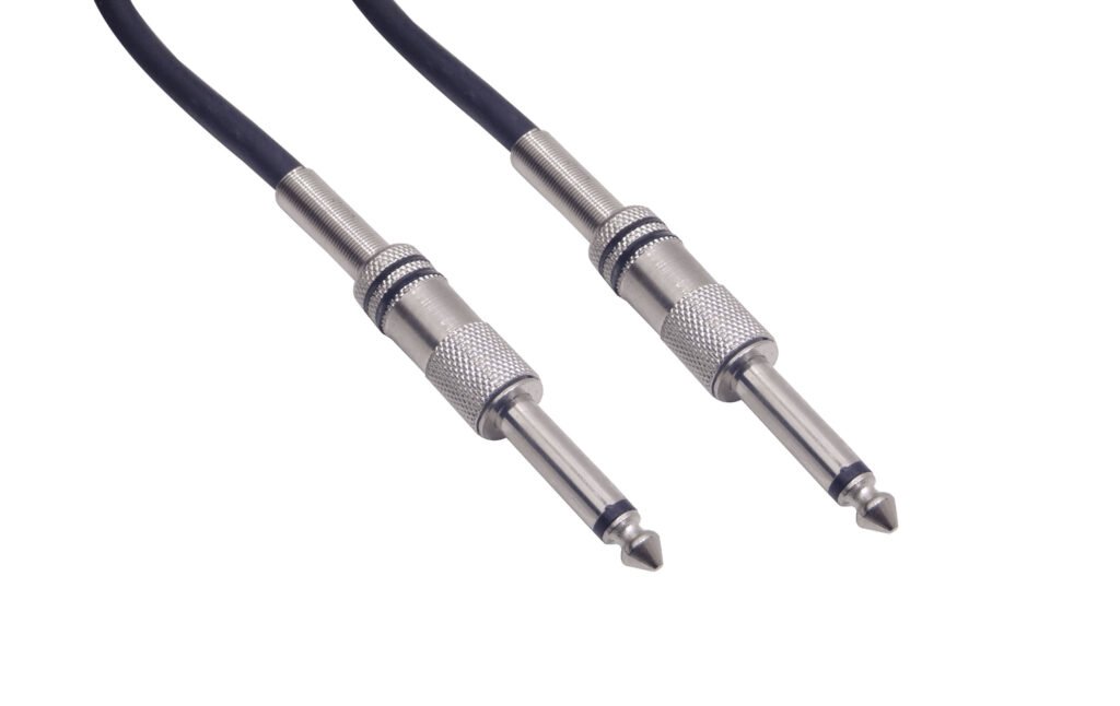 AUDIO-635-1. - 6,35mm-MM MACHO-MACHO 1,5mt Cable Audio Plug-Plug Phone-1/4