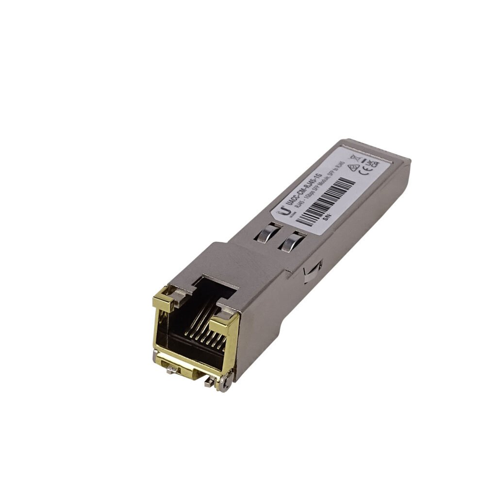 UF-RJ45-1G - UBIQUITI SFP-Cobre Modulo 1-1000 10/100/1000-RJ45 UACC-CM-RJ45-1G