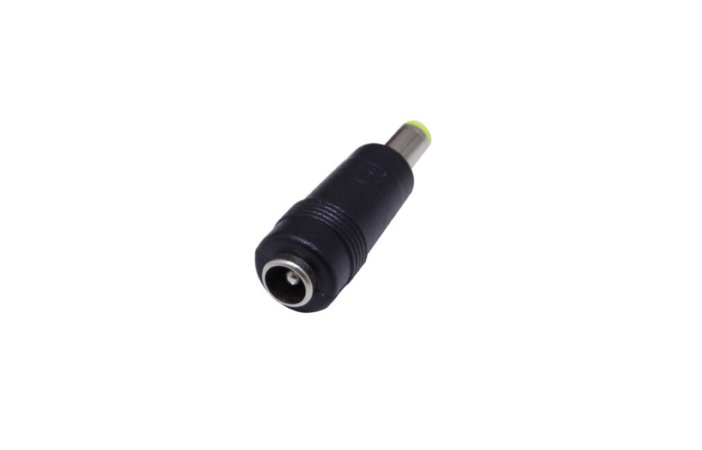PLUG-2155-1755 - Adaptador Plug 5,5x2,1mm-H Largo-XXmm a 5,5x1,7mm-M Convertidor M-H