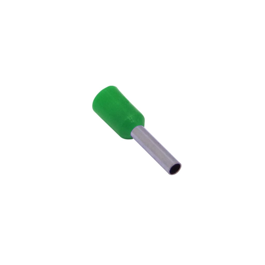 E1508-V - Verde 1,5mm2 8/15mm 100-unid AWG16 Ferrules Terminal Aislado Crimpeabl