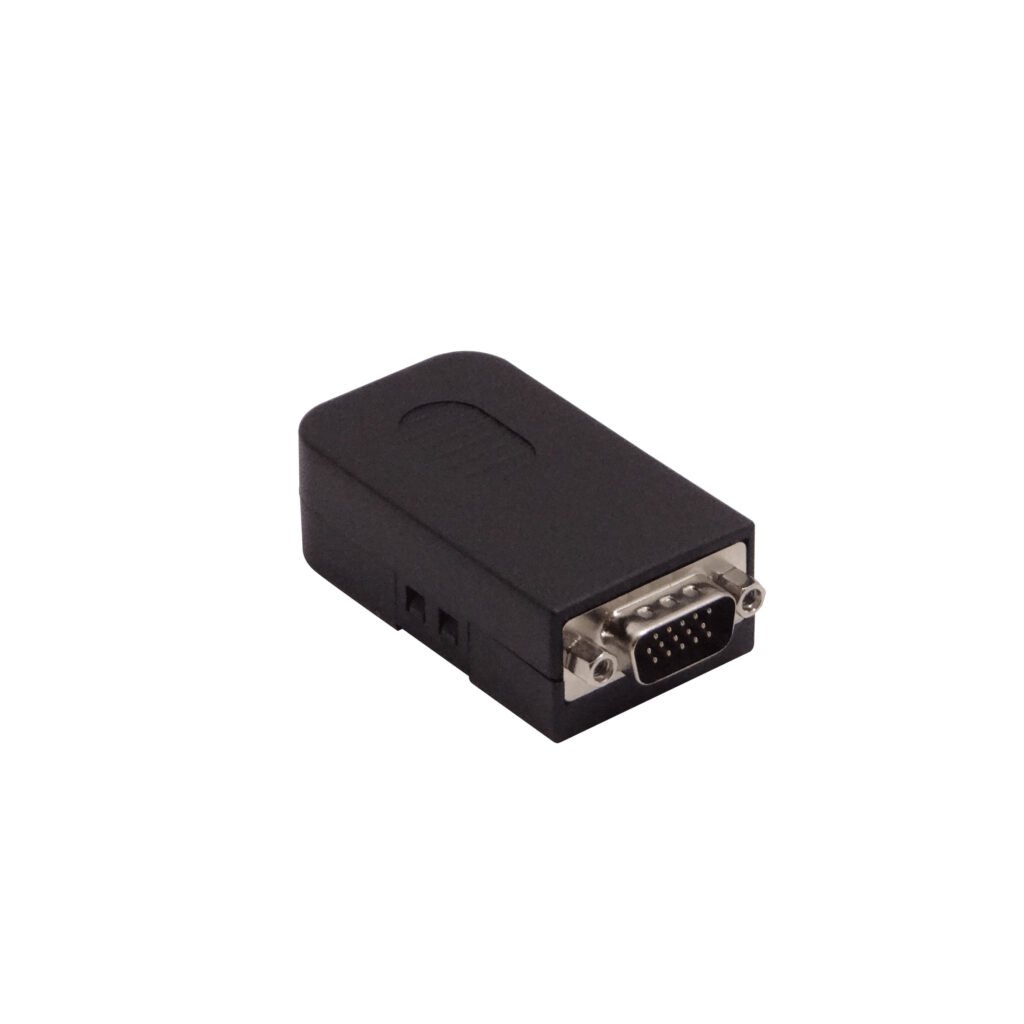 Atornillable DB15-VGA MACHO 15-pin Conector HD15 c/Tapa DE-15/M 31mm