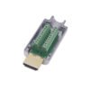 HDMI-M-T - Blindado Atornillable HDMI-Macho Volante v2.0 Conector Terminal Terren - Imagen 2