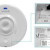 UBIQUITI AC 2,4GHz 13dBi 27dBm 1-1000-RJ45 inc-PoE24V-12W 2x2 NanoBeam - Imagen 6