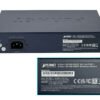 PLANET 10-1000(8-PoE+af/at) 120W-tot Switch no-Admin Rack-10p Rack-19p - Imagen 4