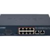 PLANET 10-1000(8-PoE+af/at) 120W-tot Switch no-Admin Rack-10p Rack-19p - Imagen 5