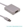 USBC-HDMI - USB-C-M USB3.1 HDMI-H v1.4 1080p Adaptador Cable 12cm solo-PC - Imagen 3