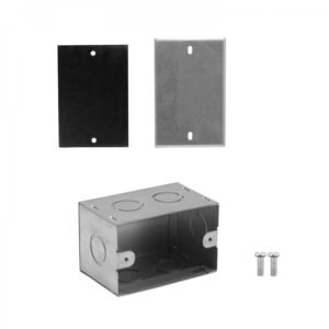 FPCWM-1 - A01 Caja 100x65x65mm c/Tapa-106x69mm Zincada Metalica