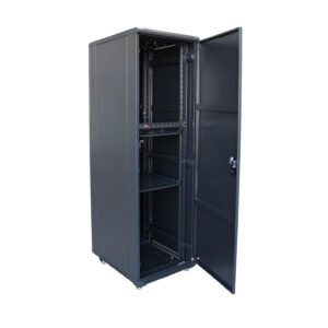 RK42-8LF - Fondo-80cm 42U Chapa-Uni Vent Rack Ancho19p/60cm Piso 2-Bandej55cm PDU - Imagen 4