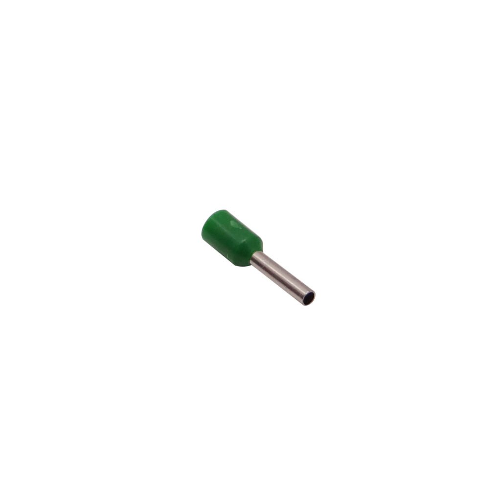 E1008-V - Verde 1,0mm2 8/15mm 100-unid AWG18 Ferrules Terminal Aislado Crimpeabl