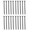 P6-3-20U - 20-unids 6 x 3 Largo-75mm Negro Cruz Tornillo Punta - Imagen 2