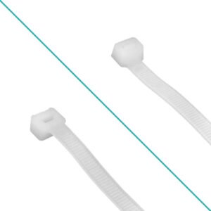 CV-74W - 50-un 400x7,2mm Blanca Amarra Plastica Nylon 7.2x400mm