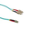 JF3LC1 - 1mt LC-SC OM3 MultiModo MM Duplex Jumper Fibra 50/125um 3.0mm LSZH - Imagen 3