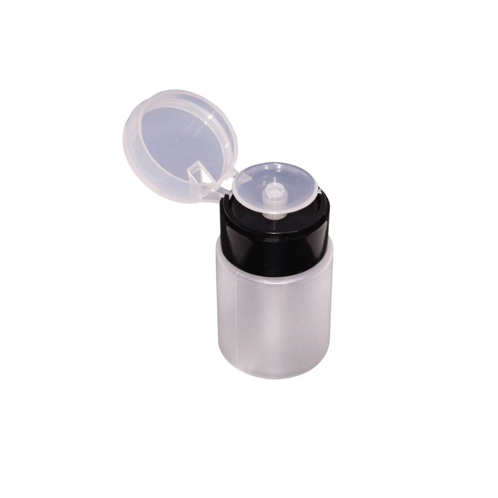 BOTELLA-100ML - 100ml c/Tapa Botella Vacia Dosificador p/Fibra Optica PP Transparente