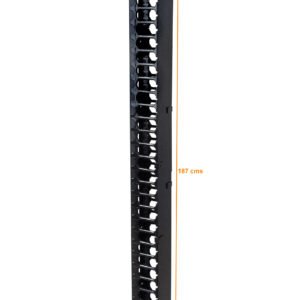 RAD-P42V - 42U-187cm Ordenador Vertical 2-tapa-Metal Lat-Plas Anch-10cm Prof-11cm