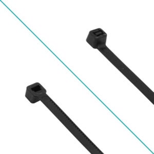 CV-435N - 50-un 350x4,8mm Negra Amarra Plastica Nylon 4.8x350mm