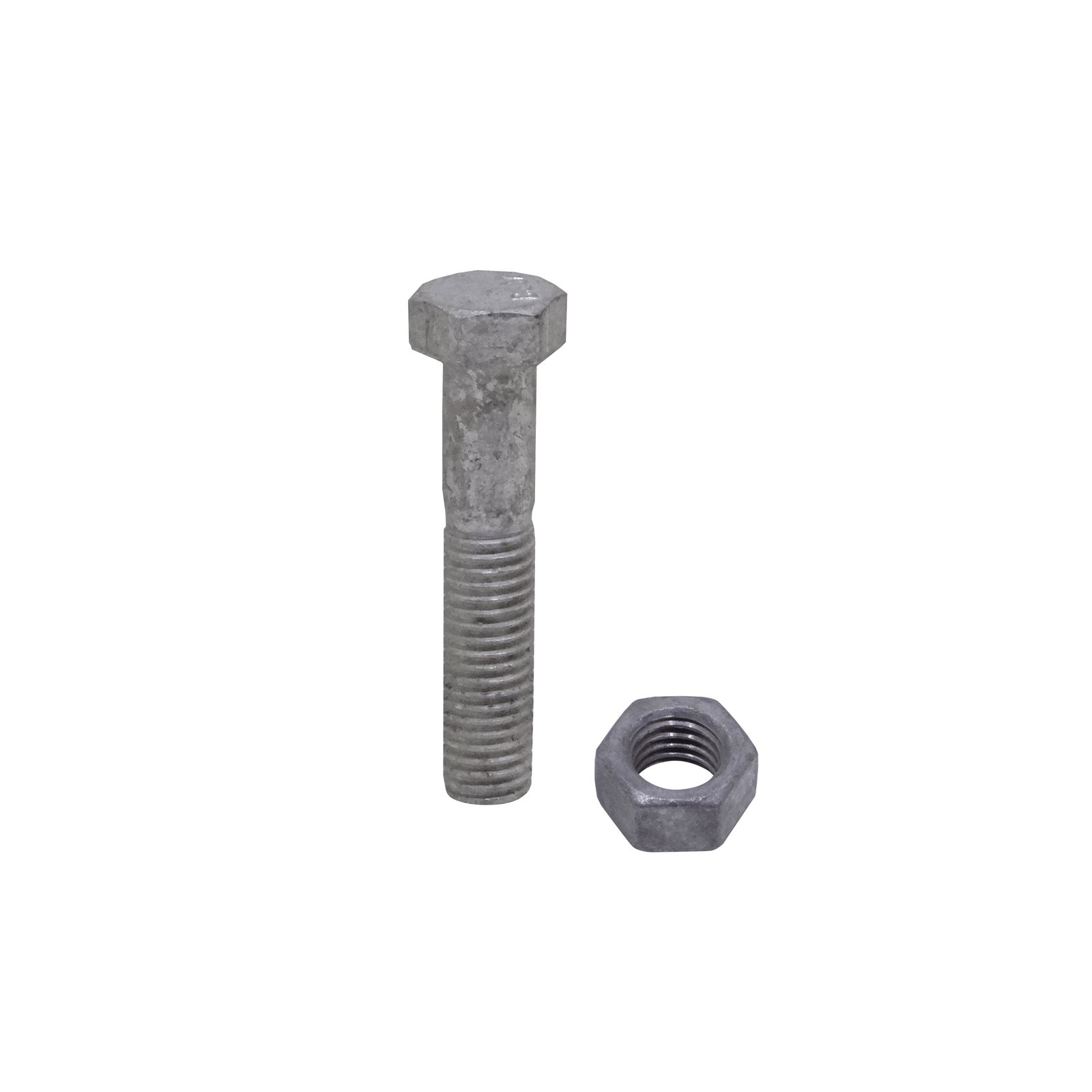 GTL01886 - 1/2 x 2 1/2 Perno Hexagonal con Tuerca Hexagonal-19mm-3/4p 0,5x2,5pulg