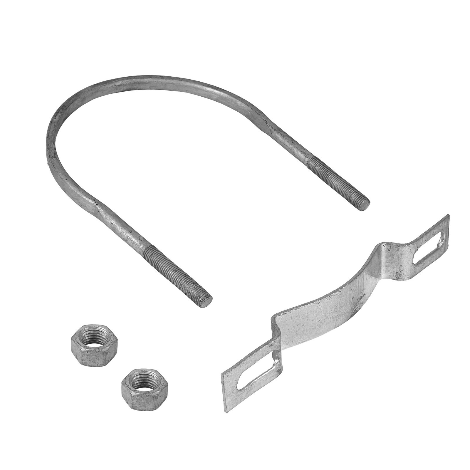 KTL0230 - Clamp 192-228mm Galvanizada para Poste Redondo Tuercas-23mm