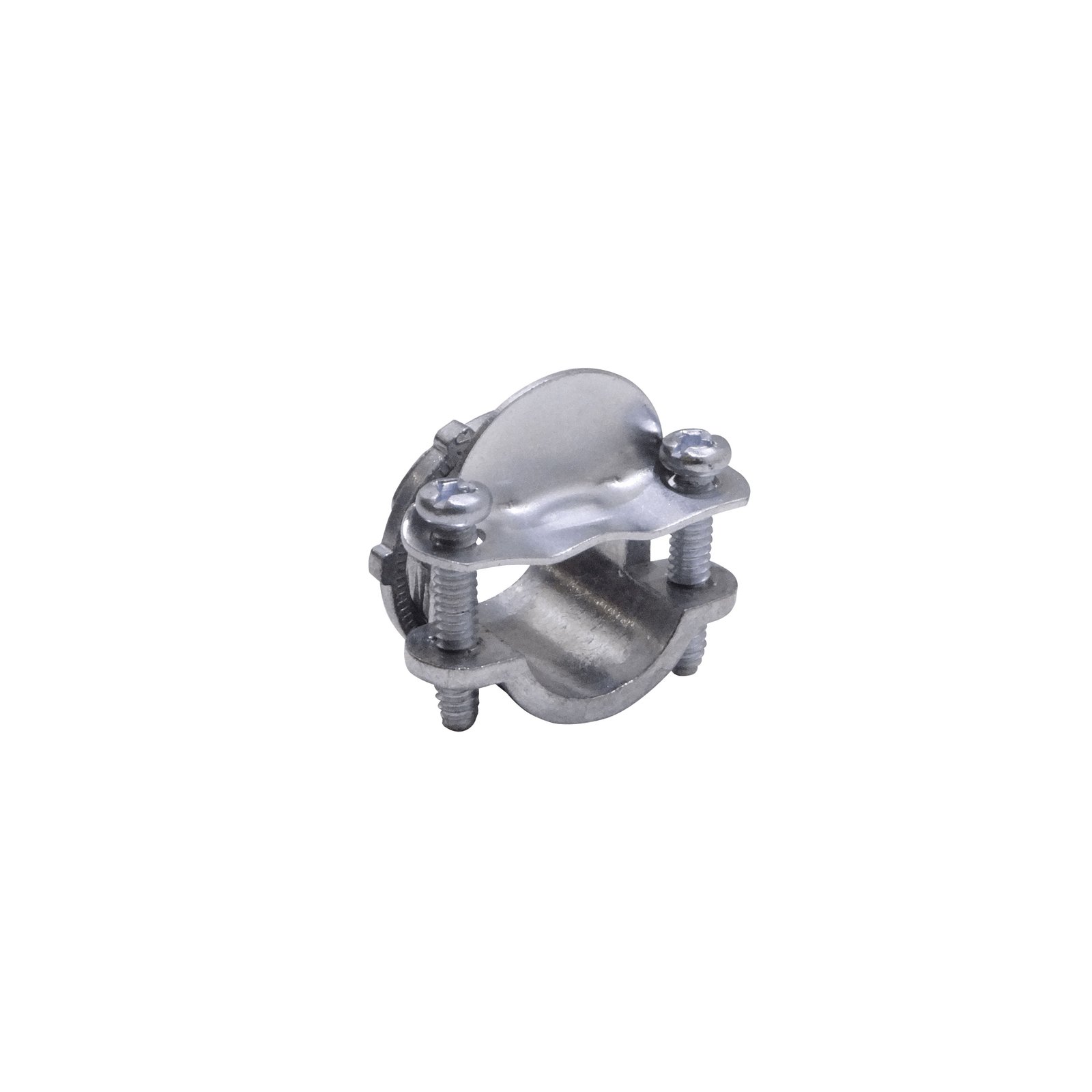 M34-CO - Metalico 3/4-Pulg Union Tipo Clamp Romex para Conduit Flexible c/Hilo