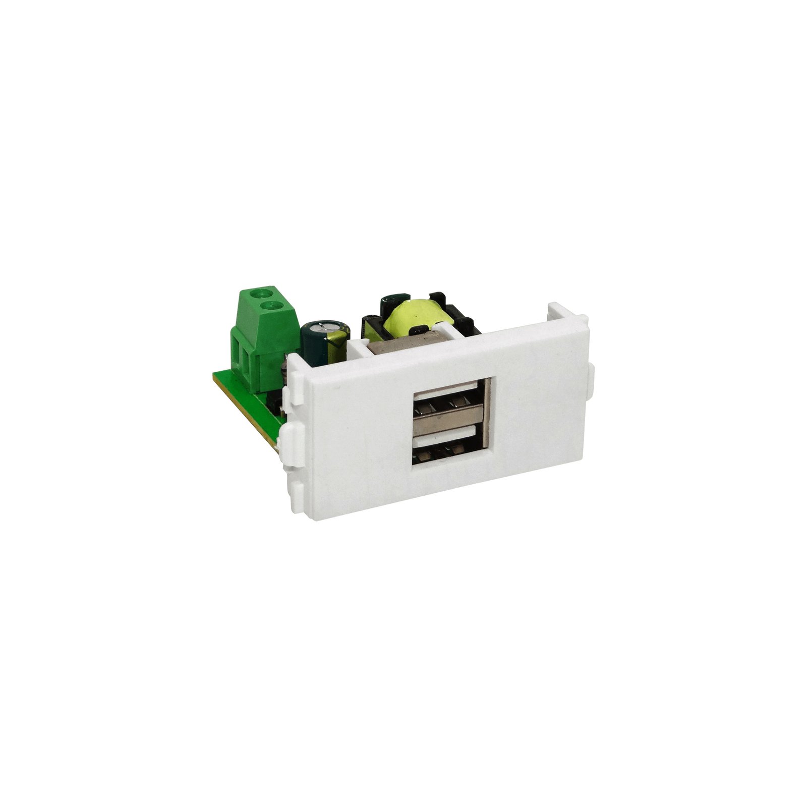 FQ-F5-W10 - Modulo 2-USB-AH 5V 2,0A 2000mA 10W 100-240VAC p/Multimedia FQ1-FQ2-FQ3