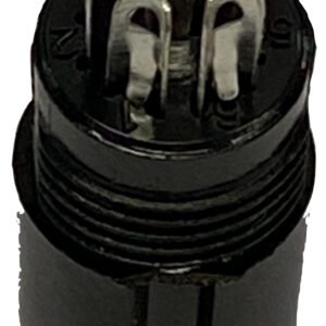 GX12HV-7 - 7-pin Hembra Volante Conector GX12 Soldable Aviacion - Imagen 3
