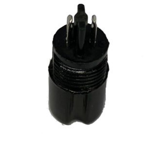 GX12HV-2 - 2-pin Hembra Volante Conector GX12 Soldable Aviacion - Imagen 3