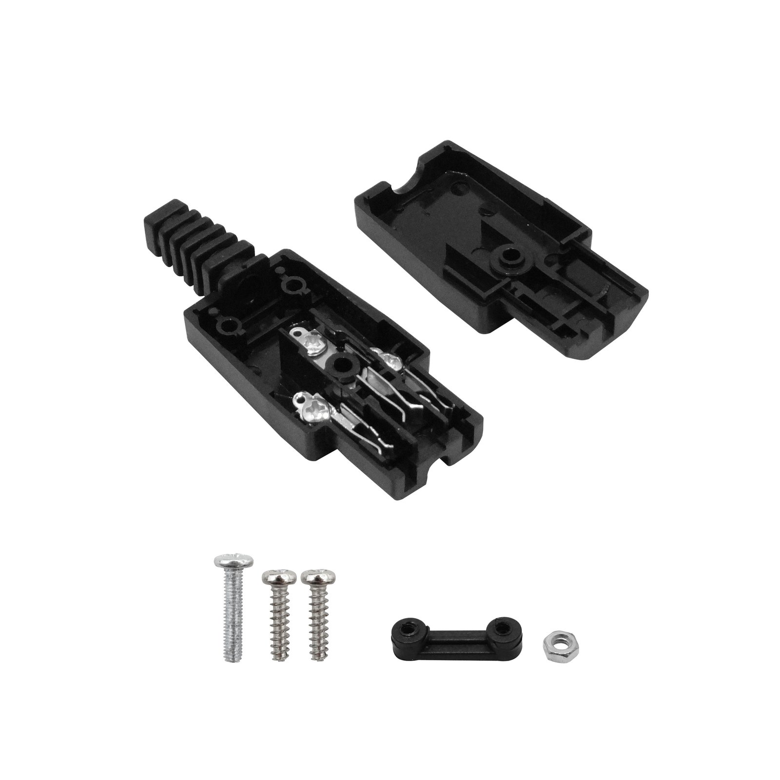 C15-HV - Enchufe Hembra C15 Volante Computacion 10A Negro