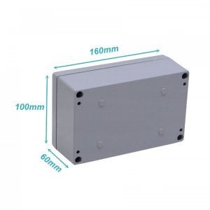 LV1610 - Caja 160x100x60mm IP66 Aluminio Grueso 4-Tornillos