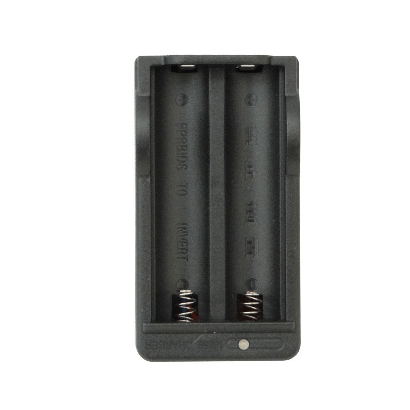 QUICK - Cargador Solo-Litio 2-Pilas 4,2V 2000mA 100-240VAC USB-AH Li-ion 18650