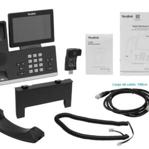 SIP-T58W - YEALINK 7p-Touch Android WiFi Camara 2-1000 USB RJ9 TelefonoIP req-PoE - Imagen 4