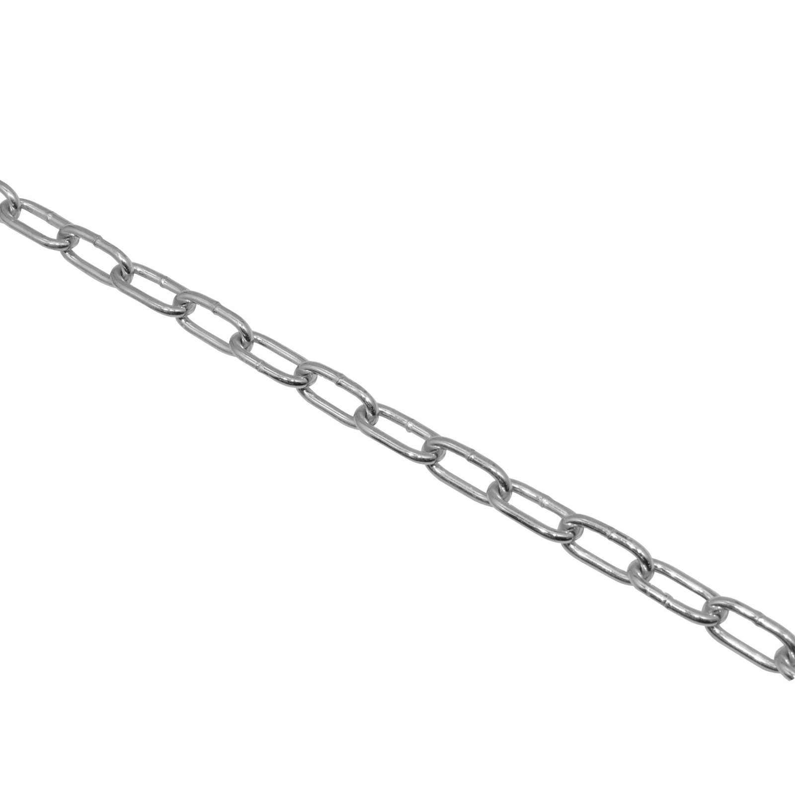 CADE-3 - Cadena 3mm por metro Eslabon-26x12mm Cromada