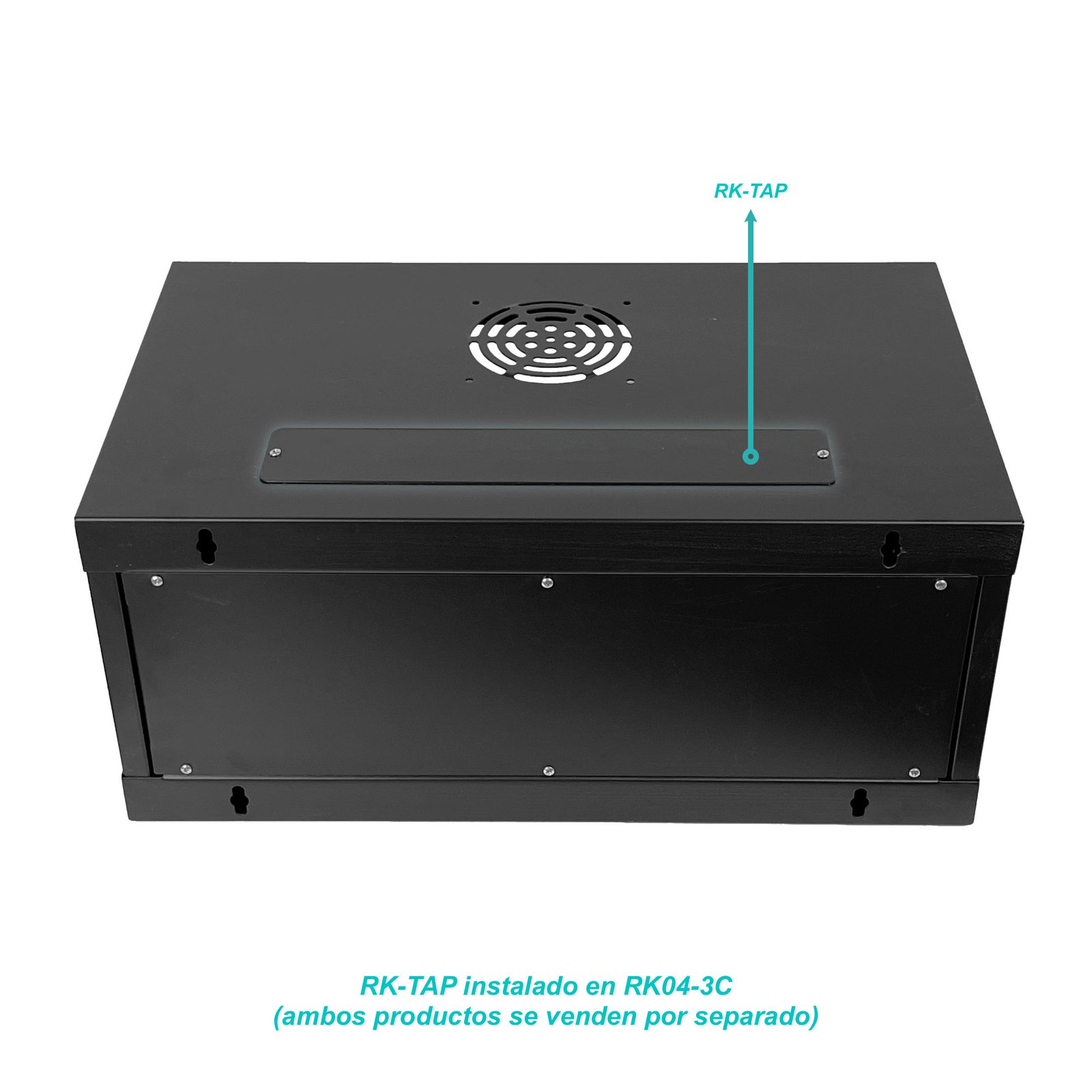 RK-TAP - LINKMADE Tapa Metalica Rack Superior e Inferior p/Rack de 4 a 12U