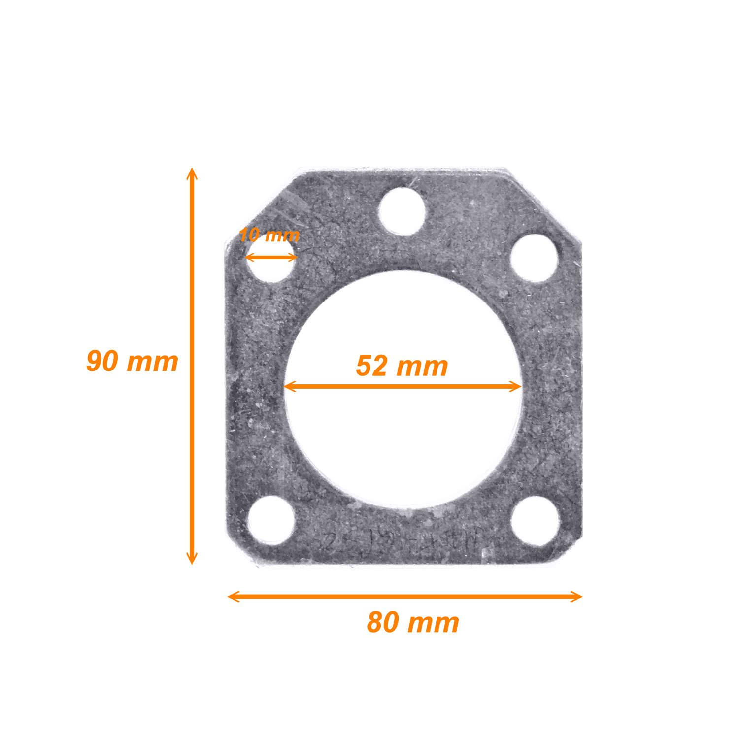 MAST-GP52 - LINKMADE p/52mm Placa Repuesto para Mastil Guy Plate
