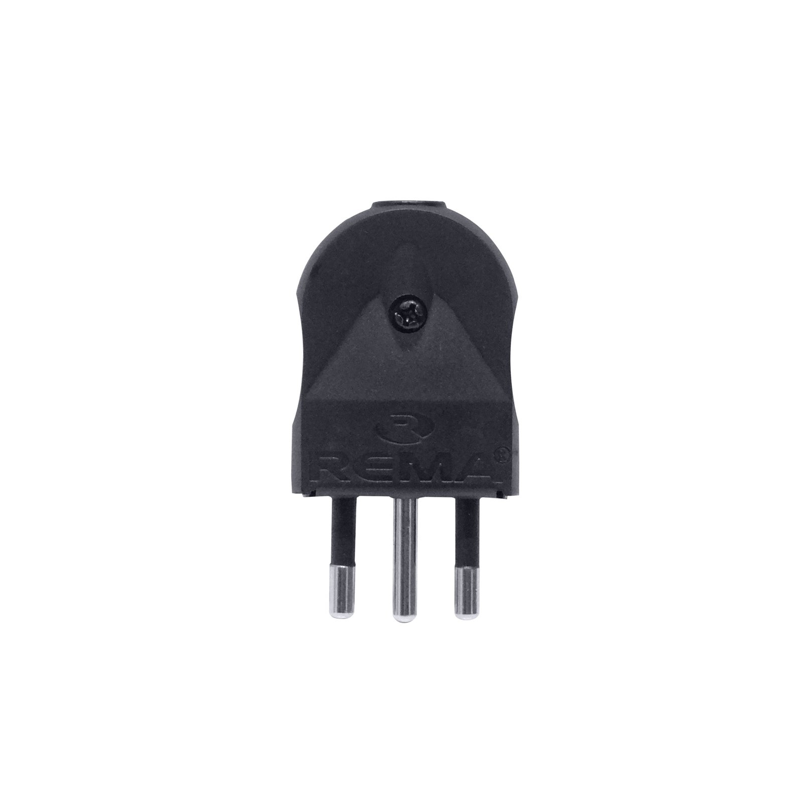 EMV2 - REMA 2P+T Negro 10A SEC-49028 Enchufe Macho Volante con-Tierra