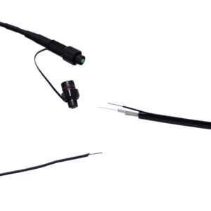 JXSX120 - 120mt 1-Fibra OptiTap-SC/APC Pigtail MonoModo G657A2 SM Cable Exterior - Imagen 2