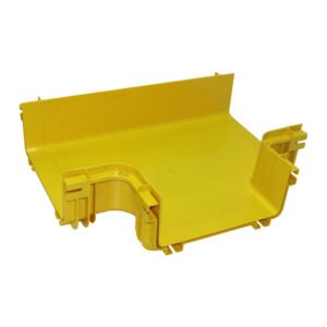 CCA-240-TH - 240x100mm Derivacion Horizontal Tee Amarilla PC+ABS LSZH Hembra - Imagen 2