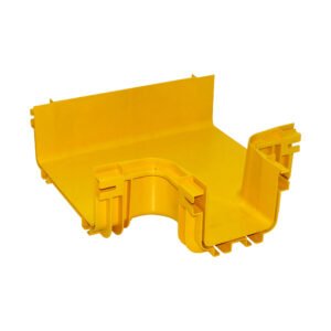 CCA-240-TH1 - 240x100 a 120x100mm Derivacion Horizontal Tee Amarilla PC+ABS LSZH Hem - Imagen 2
