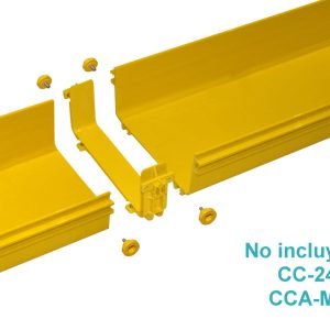 CCA-240-U - 240x100mm Union Amarilla PC+ABS LSZH Hembra req/CC-240