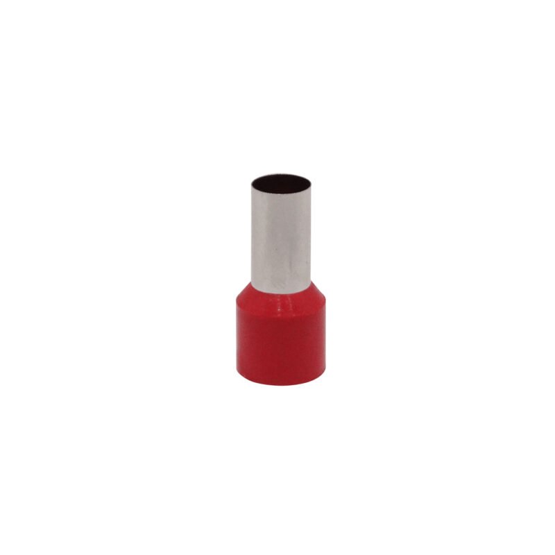 E35-16-R - Rojo 35,0mm2 16/30,0mm 25-unid AWG2 Ferrules Terminal Aislado Crimp