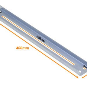 CCA-40C - 40cm 4-Perf Barra Metal Ranurada Soporte para CC-240 402x49x13mm - Imagen 2